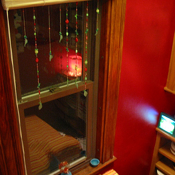 beaded curtain
