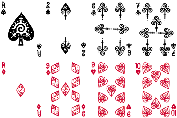 Tatuoinnit / Tattoos » Playing cards history of these cards, 