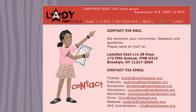LadyFest*East Web