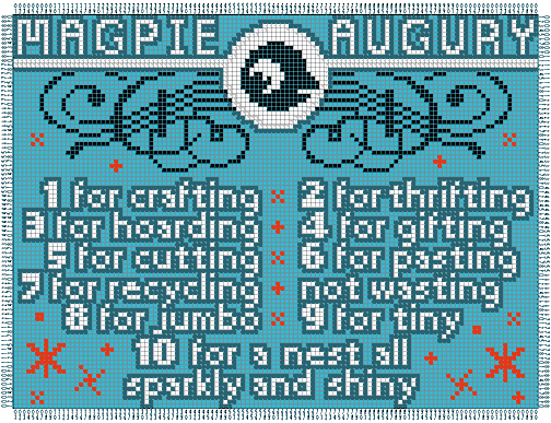 magpie pillow pattern
