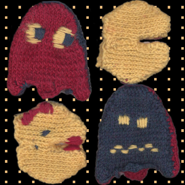 4 pacmand puppets